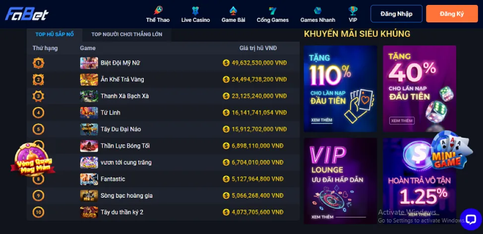 Truy cập trang chủ bay789 app